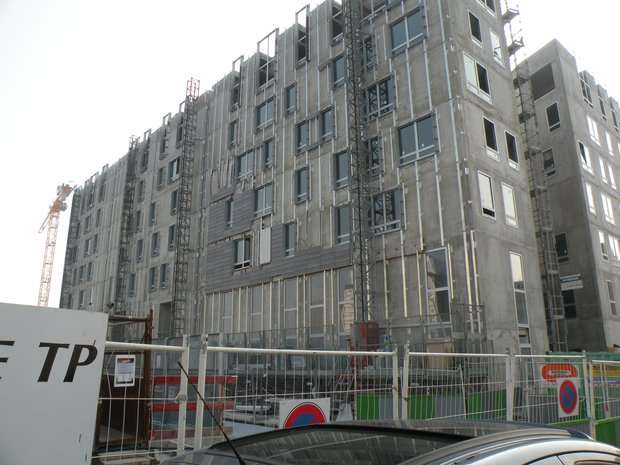  Immeuble en contruction, rue des Grands Moulins, 13e
